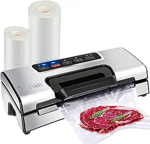 Precision Vacuum Machine,Pro Food Sealer With Built-In Cutter And Bag St... - £218.41 GBP