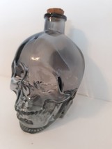Clear Glass SKULL Decanter w/Cork Top for Use or Display Decor (New) - $11.88
