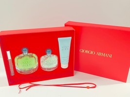 Giorgio Armani Acqua di Gioia Red 4 pcs Gift Set For Women - NEW WITH BOX - £151.51 GBP