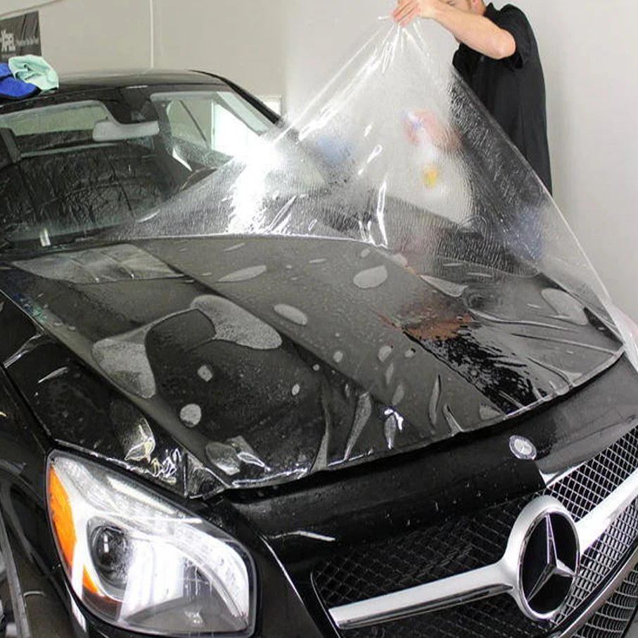 TPH Material Car PPF Clear Paint Protection Vinyl Film DIY Self Adhesive Decal - £12.37 GBP+
