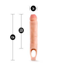 Performance plus 11.5in silicone cock sheath penis extender vanilla - £42.39 GBP