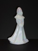 Fenton Glass Opal Iridized Carnival Undecorated Bridesmaid Doll Figurine - $72.70