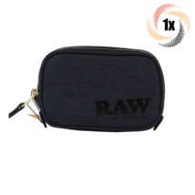 1x Bag Raw Black Smell Proof Bag | Extra Removable Bag | Half Ounce Size - £36.85 GBP