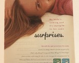 2000 Always With Flexi-Wings Print Ad Advertisement PA7 - $6.92