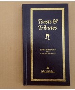 TOASTS AND TRIBUTES Leather bound By John Bridges &amp; Bryan Curtis - $354.53 MXN