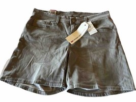 Levis Jean Shorts Mens 31 Gray Mid Length Denim Chino Short Vintage Soft... - $34.65