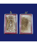 Thai Amulet Somdej Style By Buddhist Monk With Power Enhancing Frame Sacred - $734.12 MXN