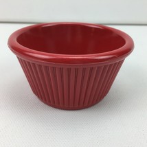 Gessner Products Red Condiment Bowl Dish Ketchup Mustard Relish Home Kitchen - £10.38 GBP
