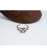 925 sterling Silver Ant Toe Ring Oxidized Women Adjustable Toe Ring Size... - £11.98 GBP