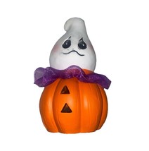 Halloween Ghost On Pumpkin With Purple Frill Cute Fall Decor (lSHIPS IN 24) - $344.09 MXN