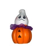 Halloween Ghost On Pumpkin With Purple Frill Cute Fall Decor (lSHIPS IN 24) - $26.19 CAD