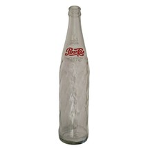 Vintage 1970's Pepsi Cola 16 Oz 1 Pint Empty Soda Bottle Swirl Design Embossed - $9.89