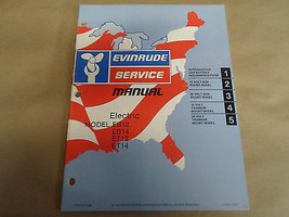 1976 Evinrude Servizio Negozio Manuale Elettrico EB12 EB14 ET12 ET14 OEM Barca - £3.18 GBP