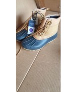 UNIVERSAL THREAD Women&#39;s Tiffy Duck Winter Boots in Tan Size 6 NEW  - $25.52 CAD