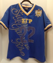 Authentic Est 1997 Big Boy Head Gear Blue Bling Jersey Sz Xl - £31.38 GBP