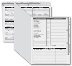 Letter Sized Real Estate Listing Folder Right Panel - 50 Count - $42.00