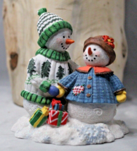 Brother Sister Design Snowman Figure A Cozy Little Christmas Pearl Harvey 1999 - £11.22 GBP