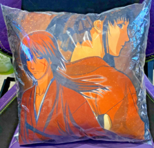 Rurouni Kenshin Samurai X Himura Small Pillow NEW 14”x14” - £18.79 GBP