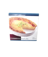 CorningWare F-3-B French White 10&quot; Round Baking Dish 24cm Quiche Tart Pan - $21.84