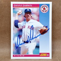 1992 Score #138 Danny Darwin SIGNED Card Boston Red Sox Autograph - €1,67 EUR