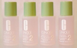 4 X Clinique Clarifying Lotion 2 Dry Combination 1 oz Ea Total 4oz Brand New - £19.74 GBP