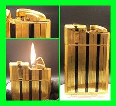 Stunning Vintage Evans Clipper Push Button Lighter / Cigarette Case Work... - $173.24