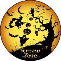 Scream Zone Novelty Metal Mini Circle Magnet CM-502 - $12.95