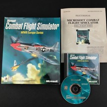 Microsoft Combat Flight Simulator WWII Europe Series (Windows, 1998) Big... - £7.85 GBP