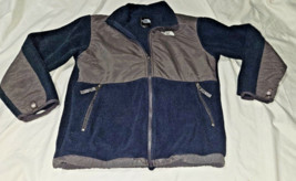 The North Face Jacket Youth XL blue Long Sleeve Fleece Full Zip Denali Outdoor - $13.39