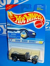 Hot Wheels 1995 Dark Rider #300 Rigor-Motor Mtflk Black w/ 5SPs - £2.33 GBP