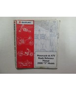 2000 Suzuki Motorcycle &amp; ATV Ready Reference Manual Y Models FACTORY OEM... - $14.95