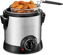 Chefman Fry Guy Deep Fryer with Removable Basket - 4.2 Cup/ 1 Liter Capa... - $18.89