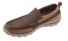 Skechers Men&#39;s Superior Memory Foam Brown  Beige Outsole  Shoes Size US 12 - £41.81 GBP