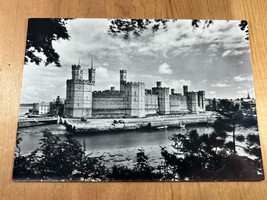 Vintage RPPC Postcard - Wales - Caernarfon, The Castle from Coed Helen Hill - £3.79 GBP