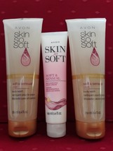 Avon Skin So Soft Luminous Luxe 3PC Soft & Sensual Hand Cream & 2-BODY Wash Set - $27.74