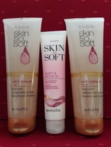 AVON SKIN SO SOFT LUMINOUS LUXE 3PC SOFT &amp; SENSUAL HAND CREAM &amp; 2-BODY W... - £22.17 GBP