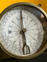 Very Rare Working Brass Navy Compass by AG Thornton Ltd., Manchester, Military - $874.40