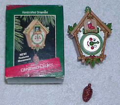 CHRISTMAS CUCKOO 1988 Hallmark Keepsake Ornament #QX480-1 - £7.83 GBP