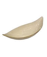 LENOX China Ivory Cream Porcelain Olympia Gold Trim Nut Candy Boat Dish ... - $180.08 MXN