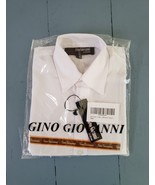Gino Giovanni (NWT) Boys Formal White Dress Shirt Size: Medium (6-12 Mon... - $149.01 MXN