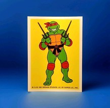 Vintage 1991 Hostess Teenage Mutant Ninja Turtles Pie Sticker Raphael NM - $10.00