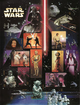2007 Star Wars $.41 Cent Sheet of 15 Stamps  - $15.00