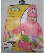 Patrick Star Plush Costume Baby Size 6-12 Months One Piece Sponge Bob Ha... - $28.72 CAD