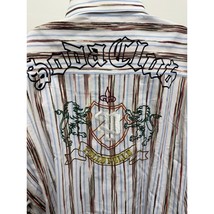 VTG 90&#39;s PELLE PELLE Soda Club Mens 2XL 100% cotton Button up shirt embr... - $75.04