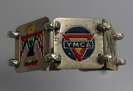 VTG YMCA Jewelry Bracelet Metal Native American Mexican Southwest Camp H... - $28.49