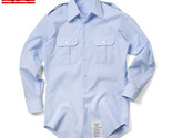 AIR FORCE USAF REGULATION SHIRT MENS LONG SLEEVE UNIFORM DRESS BLUE ALL ... - $35.99