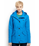 Lands End Women&#39;s Storm Raker Jacket Chesapeake Blue New - $44.99