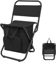 Fundango Small Fishing Chair With Cooler Bag, Lightweight, Supports 265 Lbs - £35.48 GBP