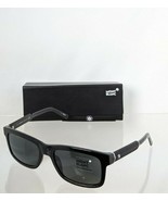 Brand New Authentic Mont Blanc Sunglasses MB653 01N 55mm Black Frame 653 - $263.84 CAD