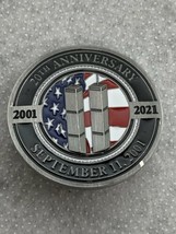 Crawford Police NYPD 20th Anniversary 9-11-2001 2021 Challenge Coin - £54.60 GBP